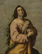 Francisco de Zurbaran Saint Agnes china oil painting artist